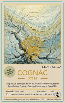 cognac #46 "Le Frimas" (Lot 97 GC) - Malternative Belgium - 53,9% 3cl sample