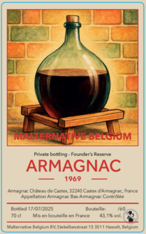 Armagnac - Founders Reserve (1969) - Malternative Belgium (Castex) - 43,1 % 70cl