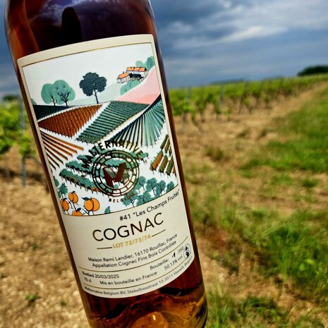 cognac #41 "Les Champs Fruités" (Lot 72/73/74 FB) - Malternative Belgium (Remi Landier) - 50,13% 3cl